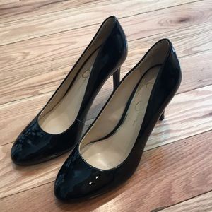 Jessica Simpson Black Patent Heels